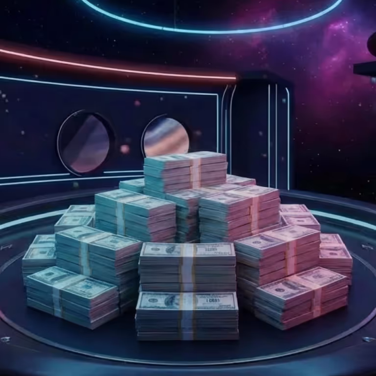 Rainbet Casino displaying poker chips stacked on a glowing green surface.